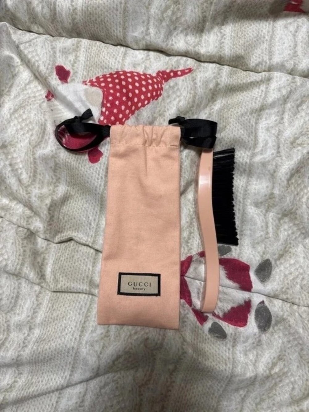 Soft Bristle Clothes Brush with Dust Bag